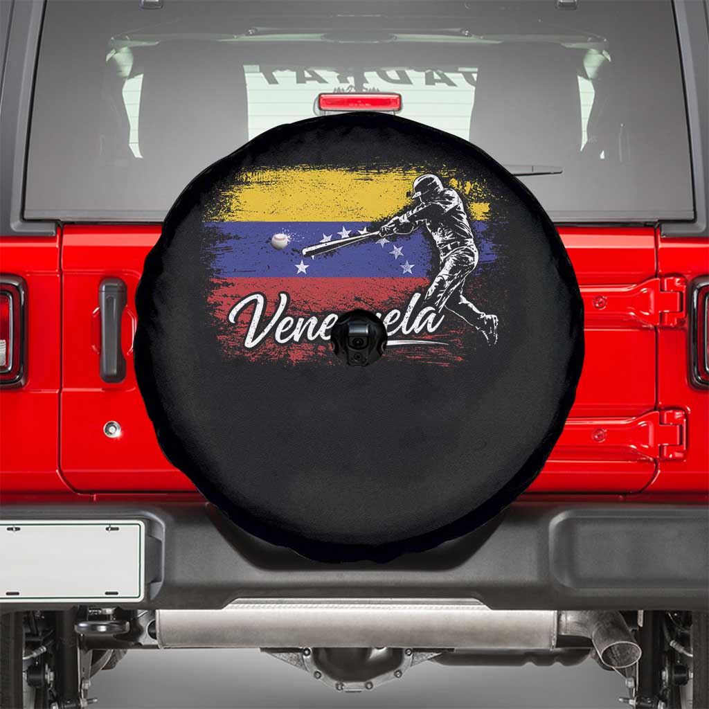 Venezuela Baseball Batter Venezuelan Sport Fan Spare Tire Cover