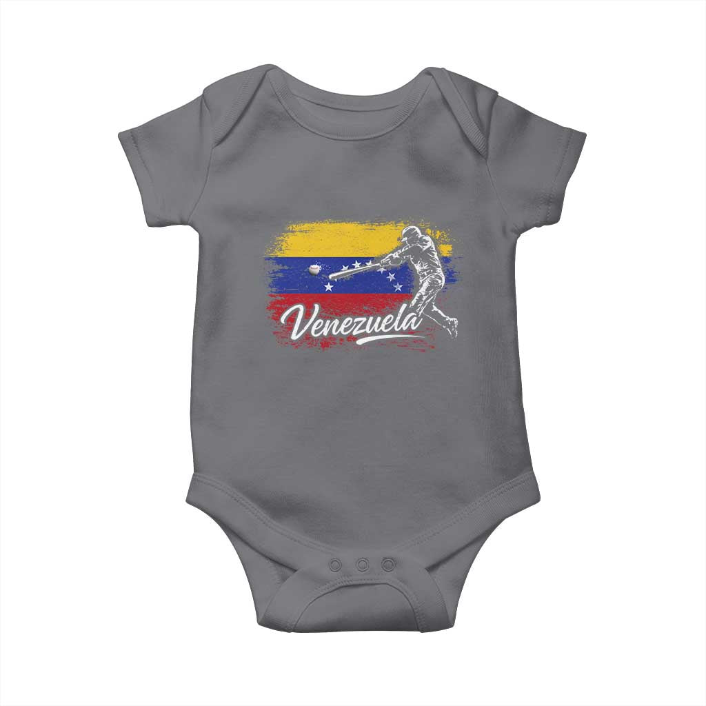 Venezuela Baseball Batter Venezuelan Sport Fan Baby Onesie