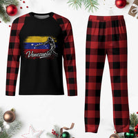 Venezuela Baseball Batter Venezuelan Sport Fan Plaid Pajama Set