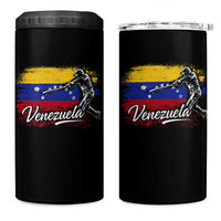 Venezuela Baseball Batter Venezuelan Sport Fan 4 in 1 Can Cooler Tumbler