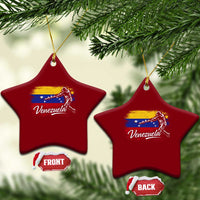 Venezuela Baseball Batter Venezuelan Sport Fan Ceramic Ornament