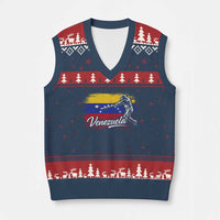 Venezuela Baseball Batter Venezuelan Sport Fan V-Neck Knit Sweater Vest