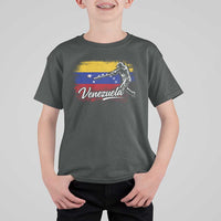 Venezuela Baseball Batter Venezuelan Sport Fan T Shirt For Kid