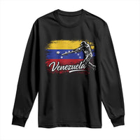 Venezuela Baseball Batter Venezuelan Sport Fan Long Sleeve Shirt