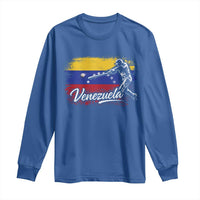 Venezuela Baseball Batter Venezuelan Sport Fan Long Sleeve Shirt