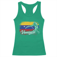 Venezuela Baseball Batter Venezuelan Sport Fan Racerback Tank Top