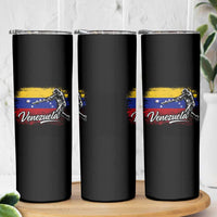 Venezuela Baseball Batter Venezuelan Sport Fan Skinny Tumbler