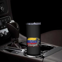 Venezuela Baseball Batter Venezuelan Sport Fan Skinny Tumbler
