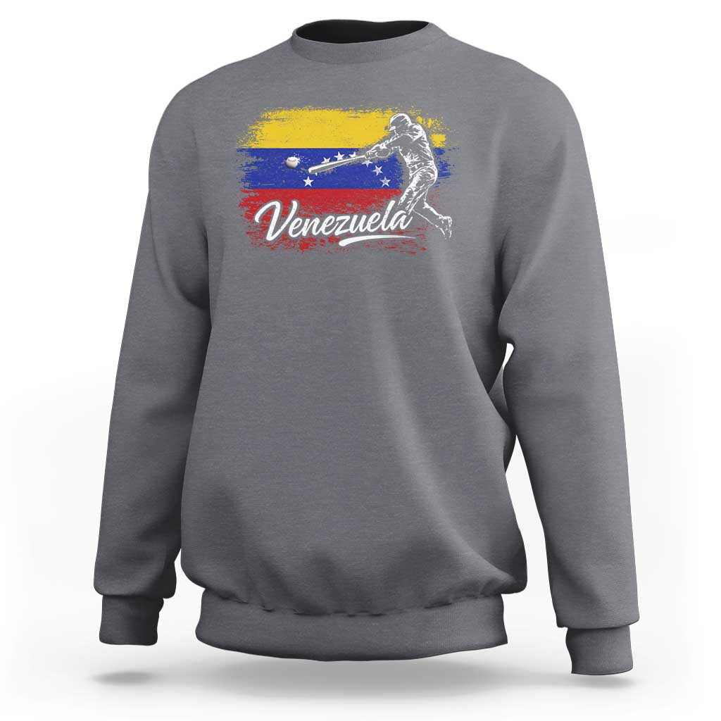 Venezuela Baseball Batter Venezuelan Sport Fan Sweatshirt