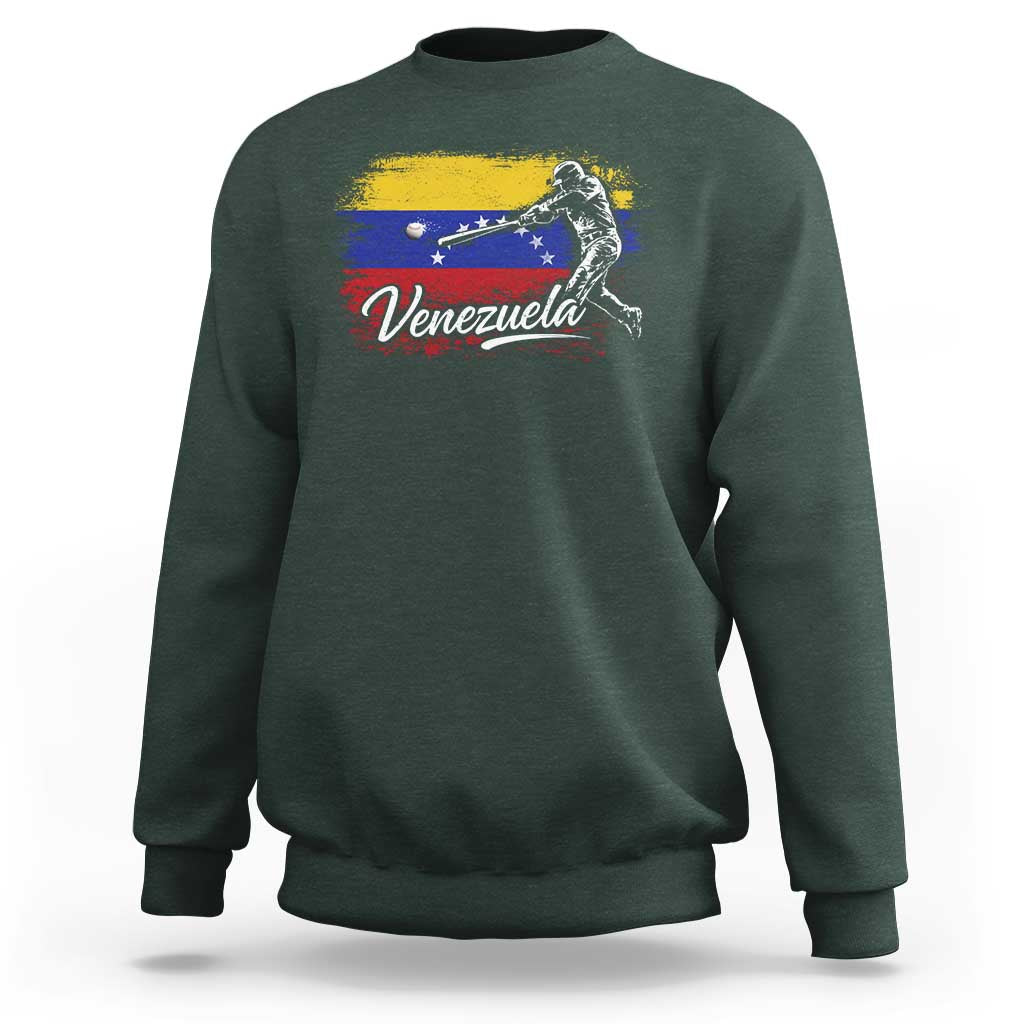 Venezuela Baseball Batter Venezuelan Sport Fan Sweatshirt
