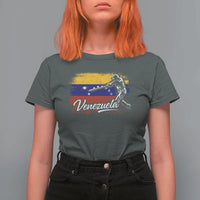 Venezuela Baseball Batter Venezuelan Sport Fan T Shirt For Women