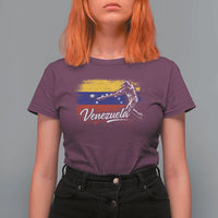 Venezuela Baseball Batter Venezuelan Sport Fan T Shirt For Women