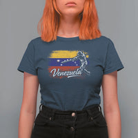 Venezuela Baseball Batter Venezuelan Sport Fan T Shirt For Women