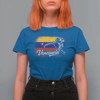 Venezuela Baseball Batter Venezuelan Sport Fan T Shirt For Women