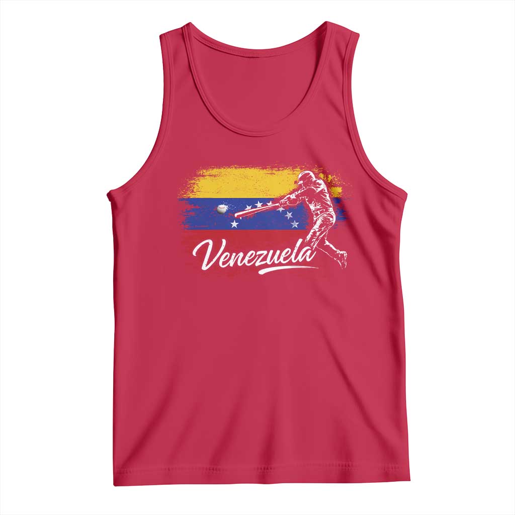 Venezuela Baseball Batter Venezuelan Sport Fan Tank Top