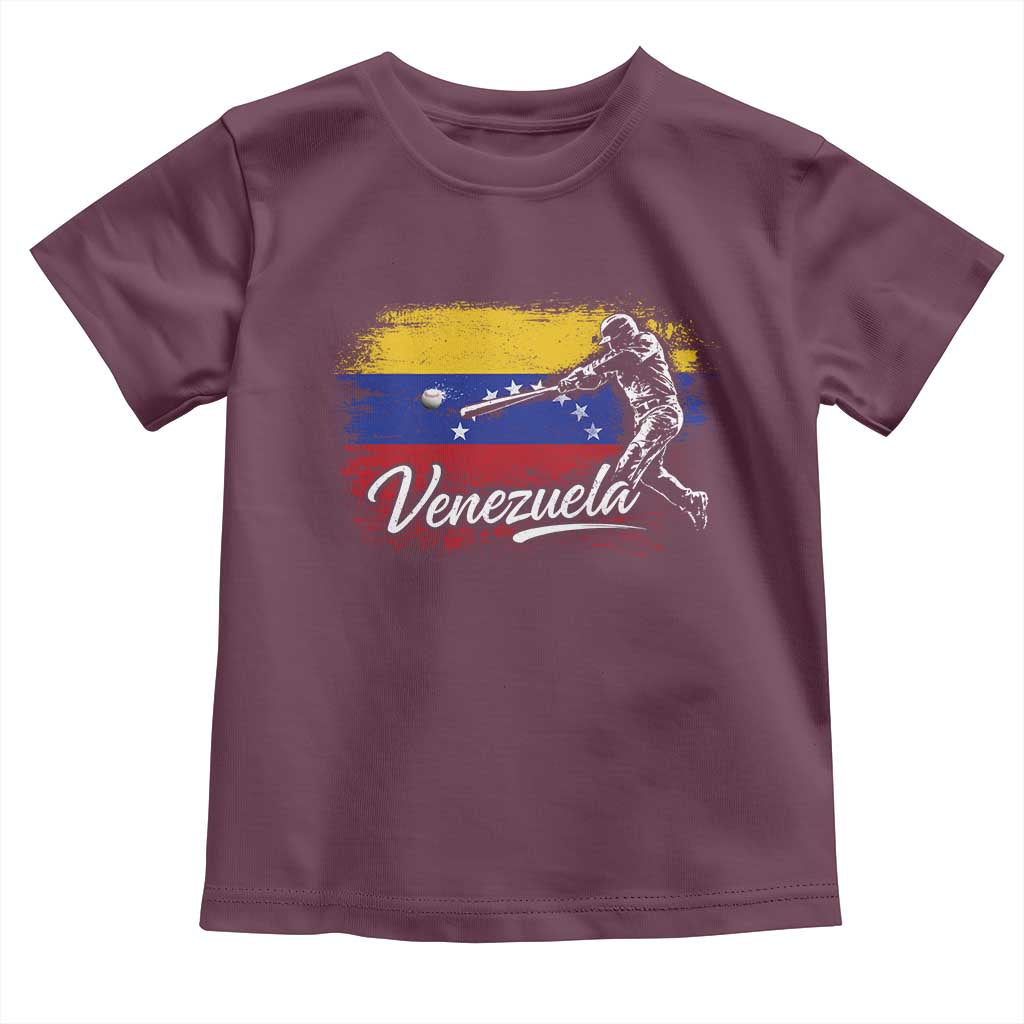 Venezuela Baseball Batter Venezuelan Sport Fan Toddler T Shirt
