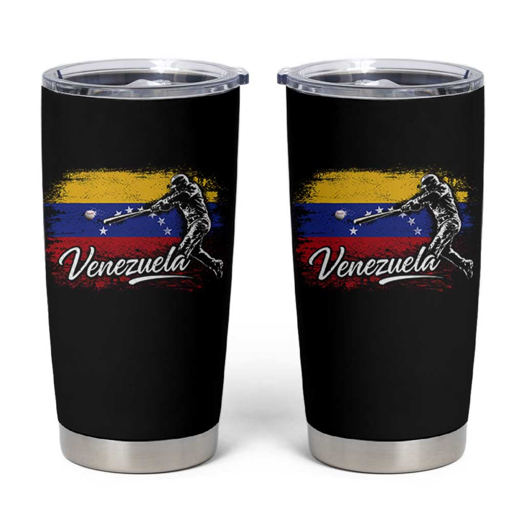 Venezuela Baseball Batter Venezuelan Sport Fan Tumbler Cup
