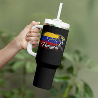 Venezuela Baseball Batter Venezuelan Sport Fan Tumbler With Handle