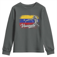 Venezuela Baseball Batter Venezuelan Sport Fan Youth Sweatshirt