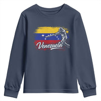 Venezuela Baseball Batter Venezuelan Sport Fan Youth Sweatshirt