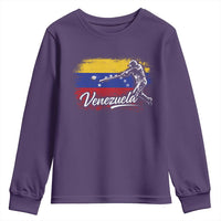 Venezuela Baseball Batter Venezuelan Sport Fan Youth Sweatshirt