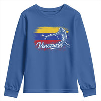 Venezuela Baseball Batter Venezuelan Sport Fan Youth Sweatshirt