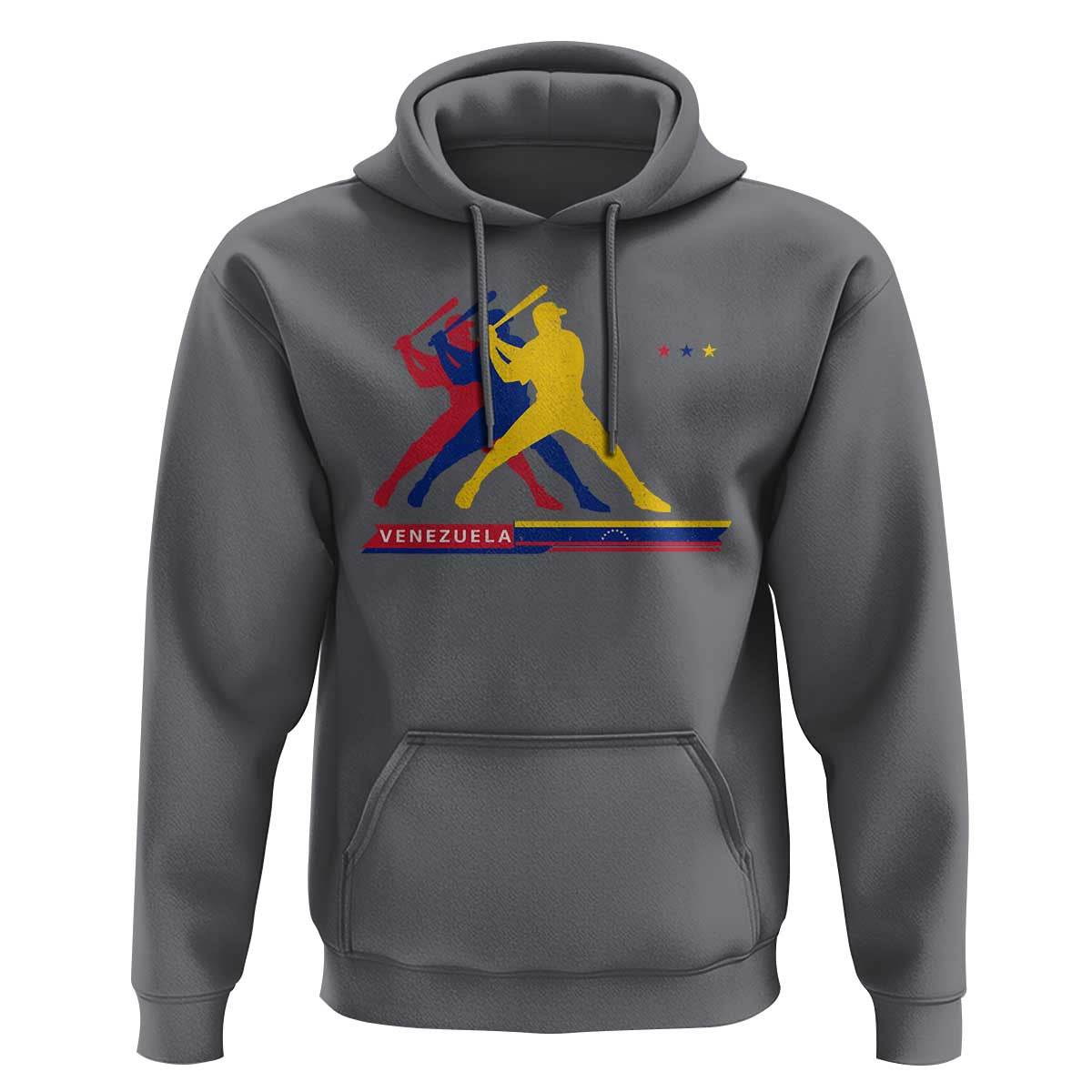 Baseball Venezuela Sport Fan Venezuelan Flag Batter Player Hoodie