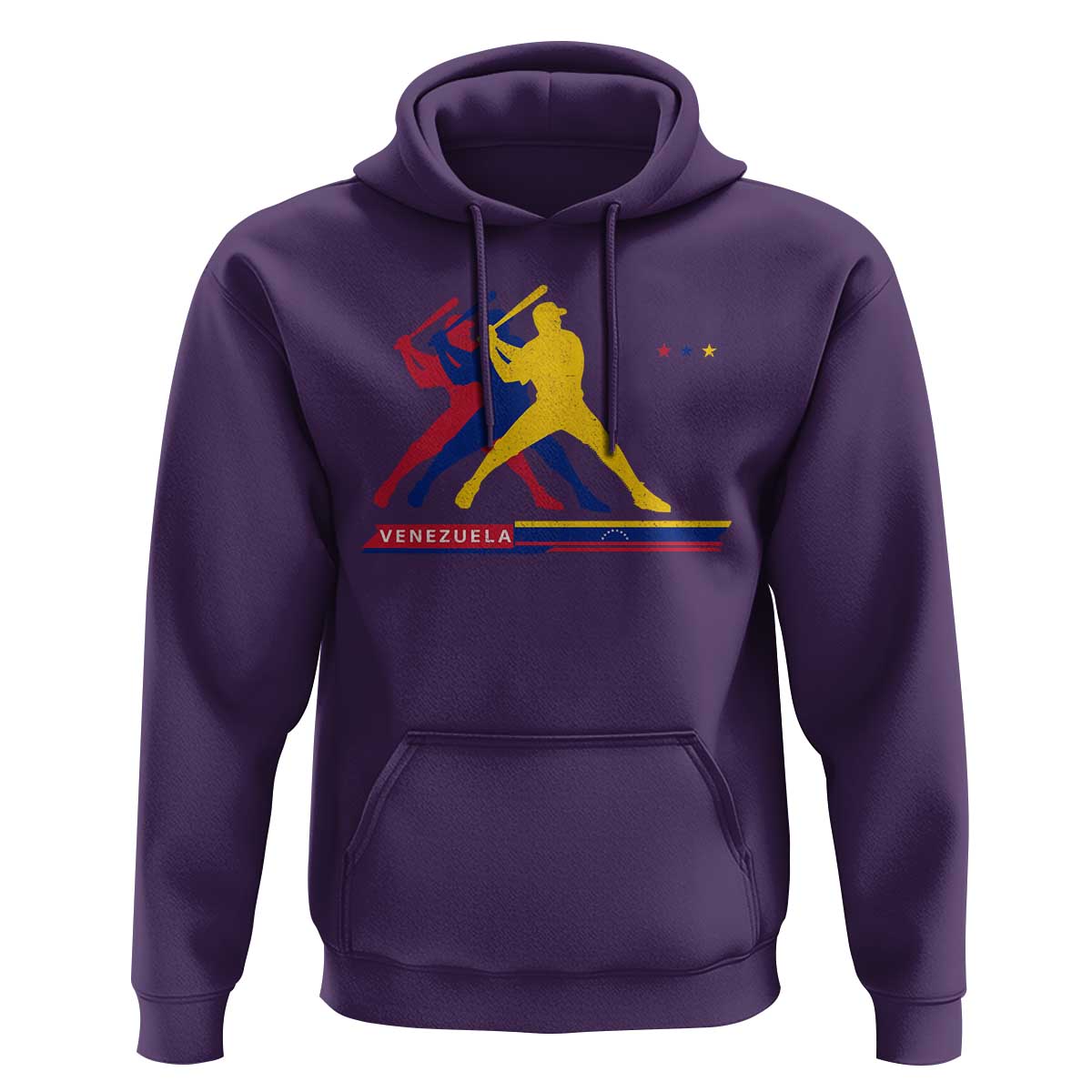 Baseball Venezuela Sport Fan Venezuelan Flag Batter Player Hoodie