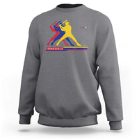 Baseball Venezuela Sport Fan Venezuelan Flag Batter Player Sweatshirt