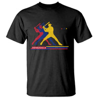 Baseball Venezuela Sport Fan Venezuelan Flag Batter Player T Shirt