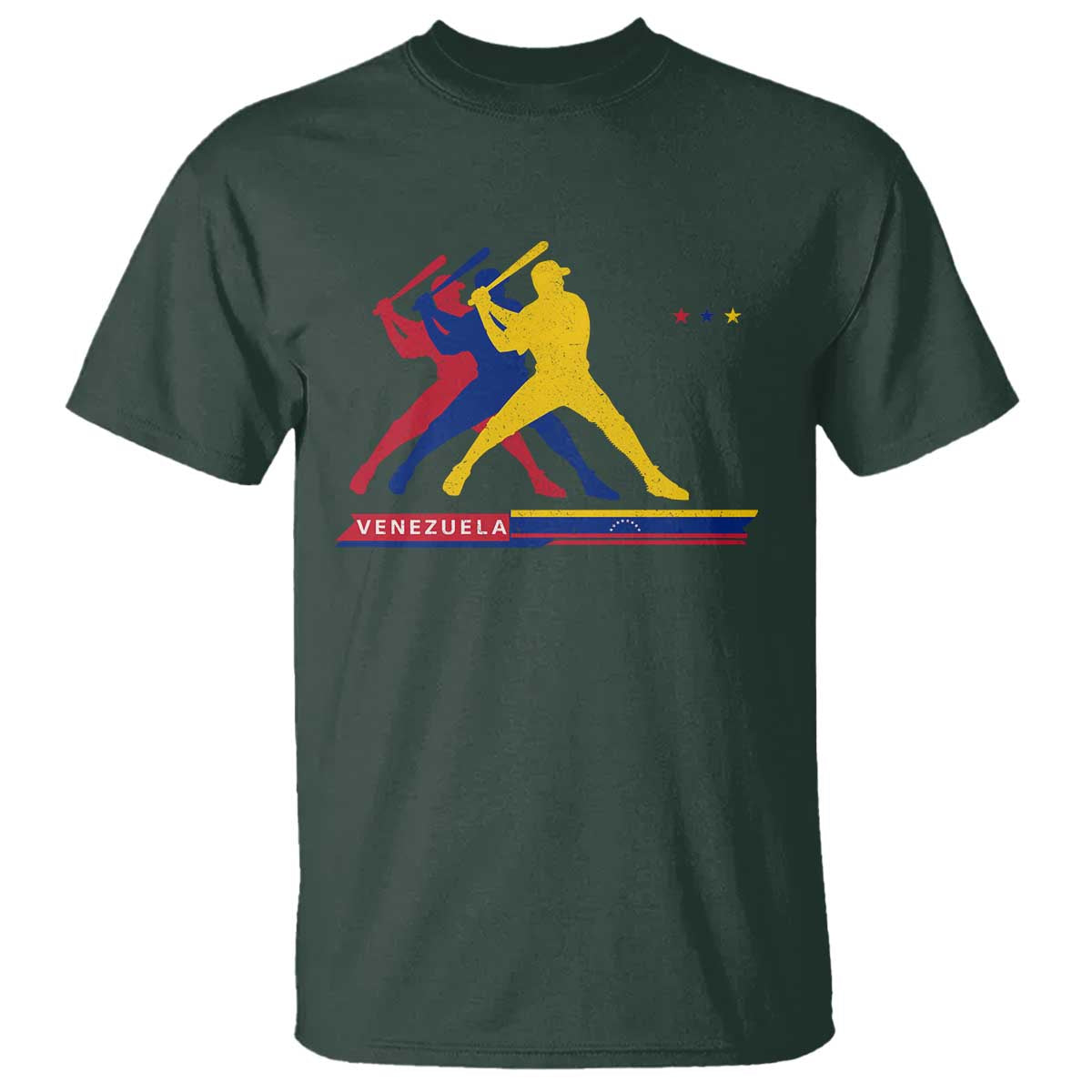 Baseball Venezuela Sport Fan Venezuelan Flag Batter Player T Shirt