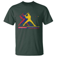Baseball Venezuela Sport Fan Venezuelan Flag Batter Player T Shirt