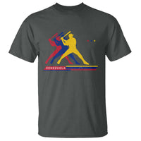 Baseball Venezuela Sport Fan Venezuelan Flag Batter Player T Shirt