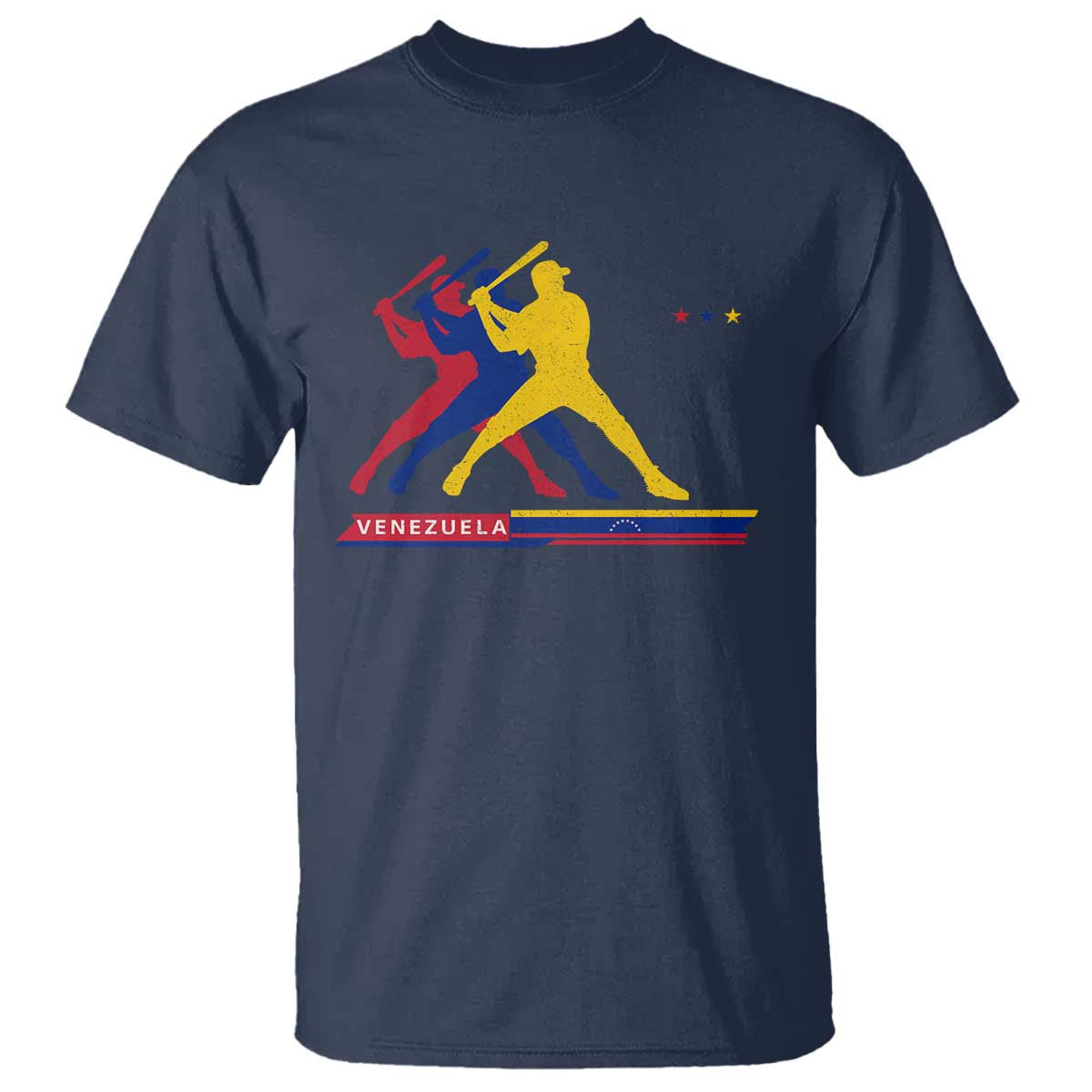 Baseball Venezuela Sport Fan Venezuelan Flag Batter Player T Shirt