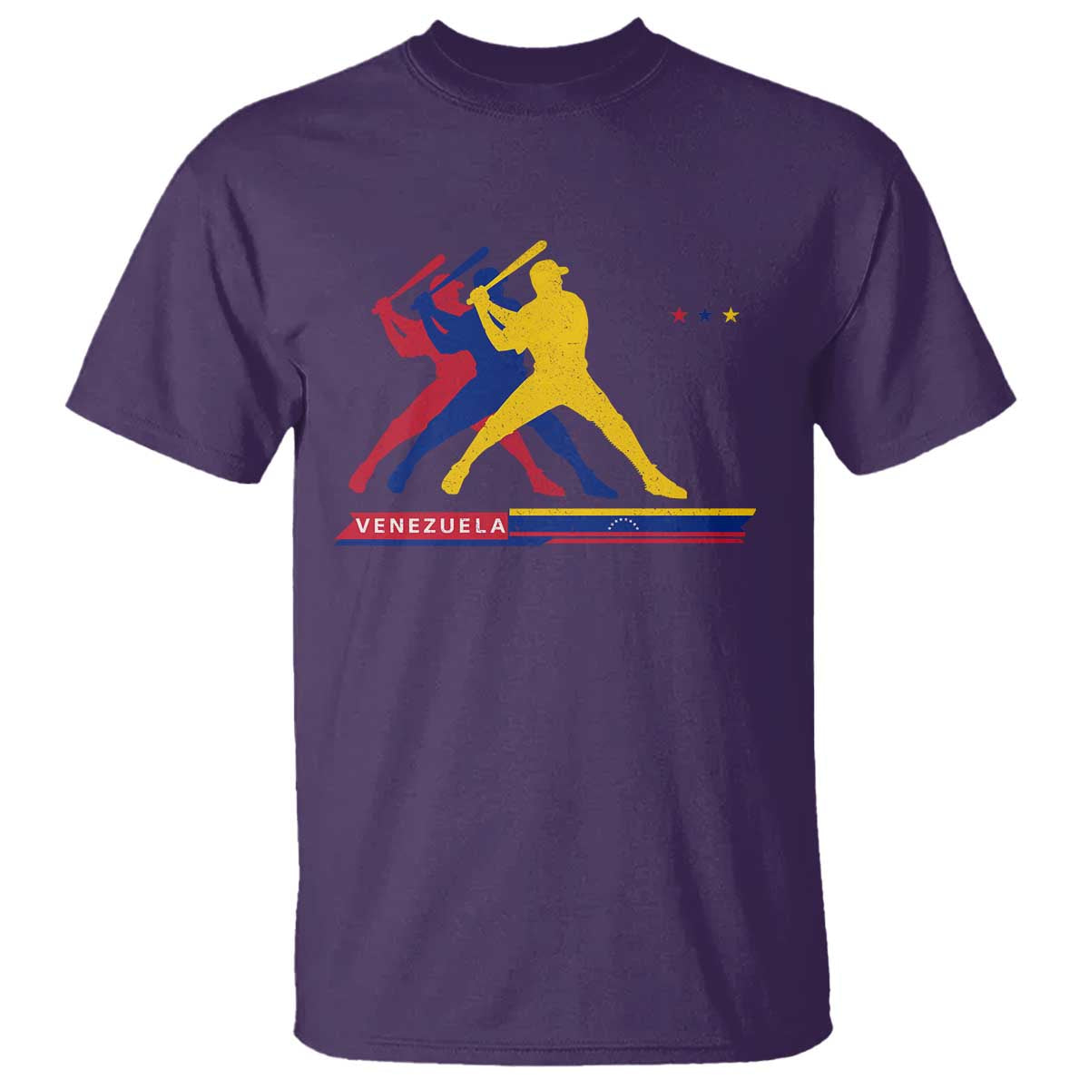 Baseball Venezuela Sport Fan Venezuelan Flag Batter Player T Shirt