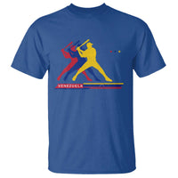 Baseball Venezuela Sport Fan Venezuelan Flag Batter Player T Shirt