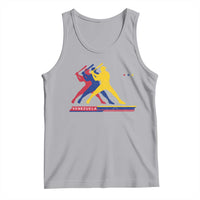 Baseball Venezuela Sport Fan Venezuelan Flag Batter Player Tank Top