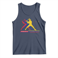 Baseball Venezuela Sport Fan Venezuelan Flag Batter Player Tank Top
