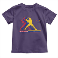 Baseball Venezuela Sport Fan Venezuelan Flag Batter Player Toddler T Shirt