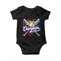 Venezuela Champions 2026 Baby Onesie Baseball Lover Home Plate Drip