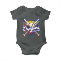 Venezuela Champions 2026 Baby Onesie Baseball Lover Home Plate Drip