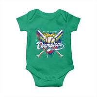 Venezuela Champions 2026 Baby Onesie Baseball Lover Home Plate Drip