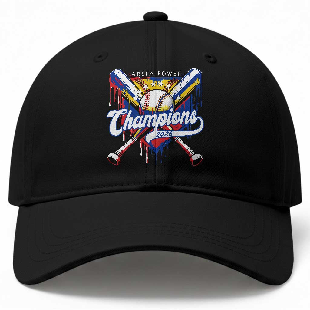 Venezuela Champions 2026 Baseball Cap Baseball Lover Home Plate Drip