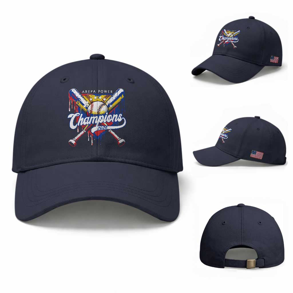 Venezuela Champions 2026 Baseball Cap Baseball Lover Home Plate Drip