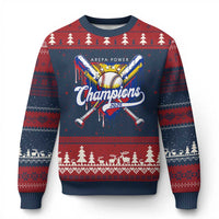 Venezuela Champions 2026 Ugly Christmas Sweater Baseball Lover Home Plate Drip