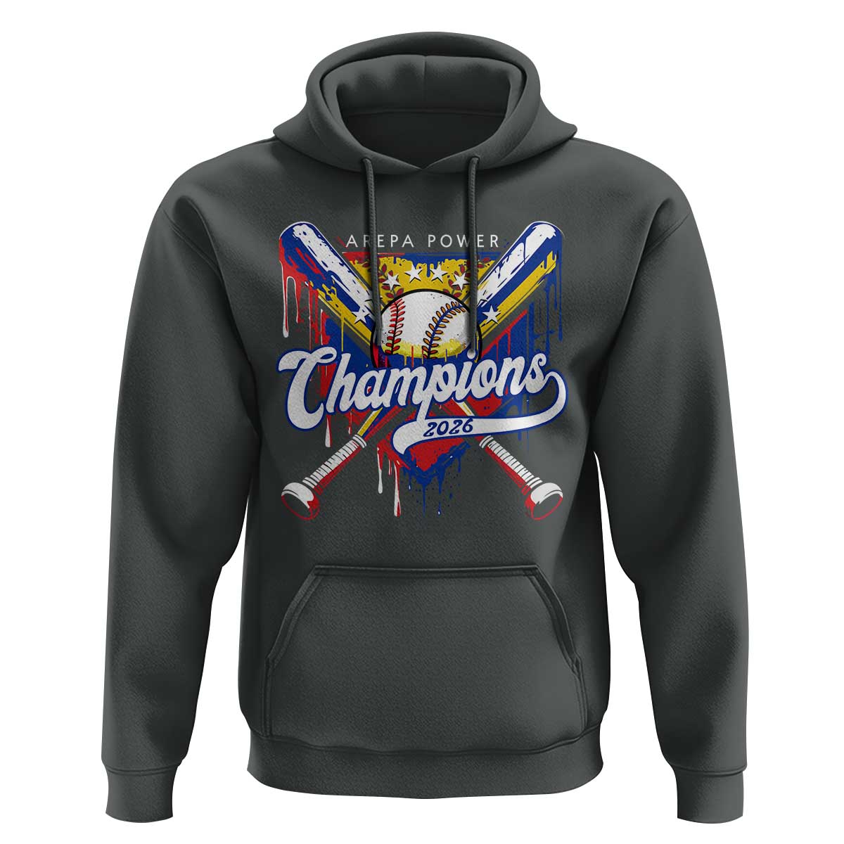 Venezuela Champions 2026 Hoodie Baseball Lover Home Plate Drip