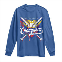 Venezuela Champions 2026 Long Sleeve Shirt Baseball Lover Home Plate Drip
