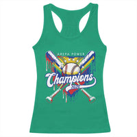 Venezuela Champions 2026 Racerback Tank Top Baseball Lover Home Plate Drip