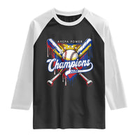 Venezuela Champions 2026 Raglan Shirt Baseball Lover Home Plate Drip