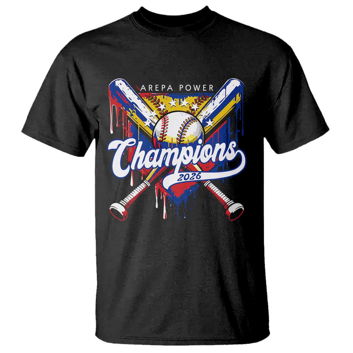 Venezuela Champions 2026 T Shirt Baseball Lover Home Plate Drip